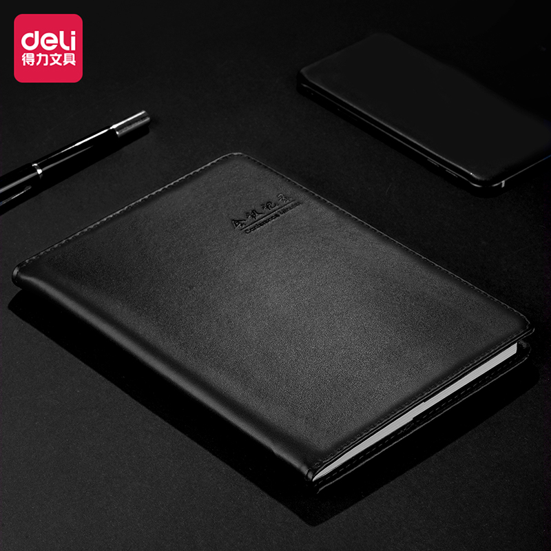 دفتر ملاحظات مع غطاء جلد-