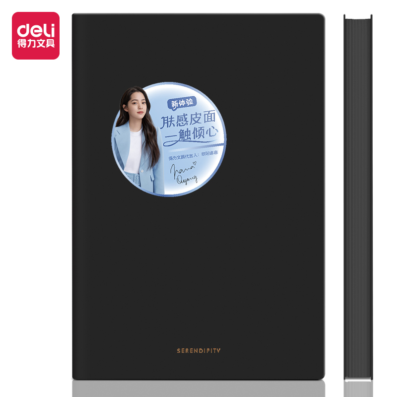 دفتر ملاحظات مع غطاء جلد-