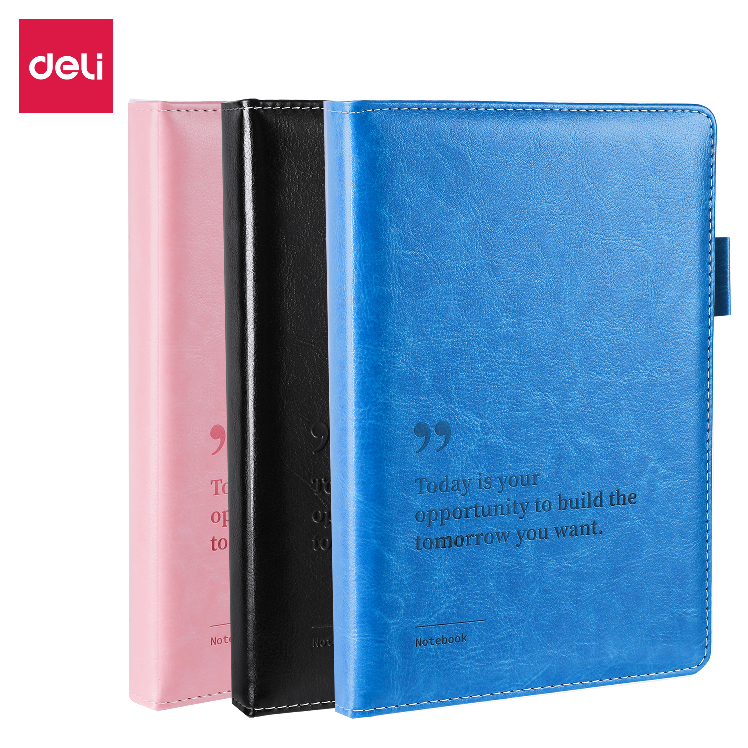 دفتر ملاحظات مع غطاء جلد-