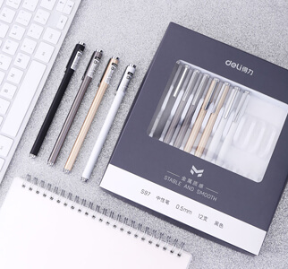 office gel pen writing