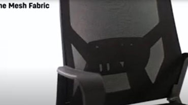 كرسي مكتب أسود قابل للطي