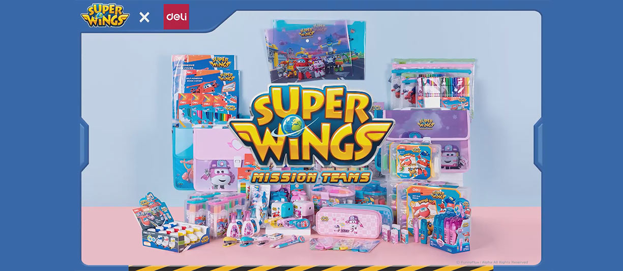 قرطاسية Deli Super Wings