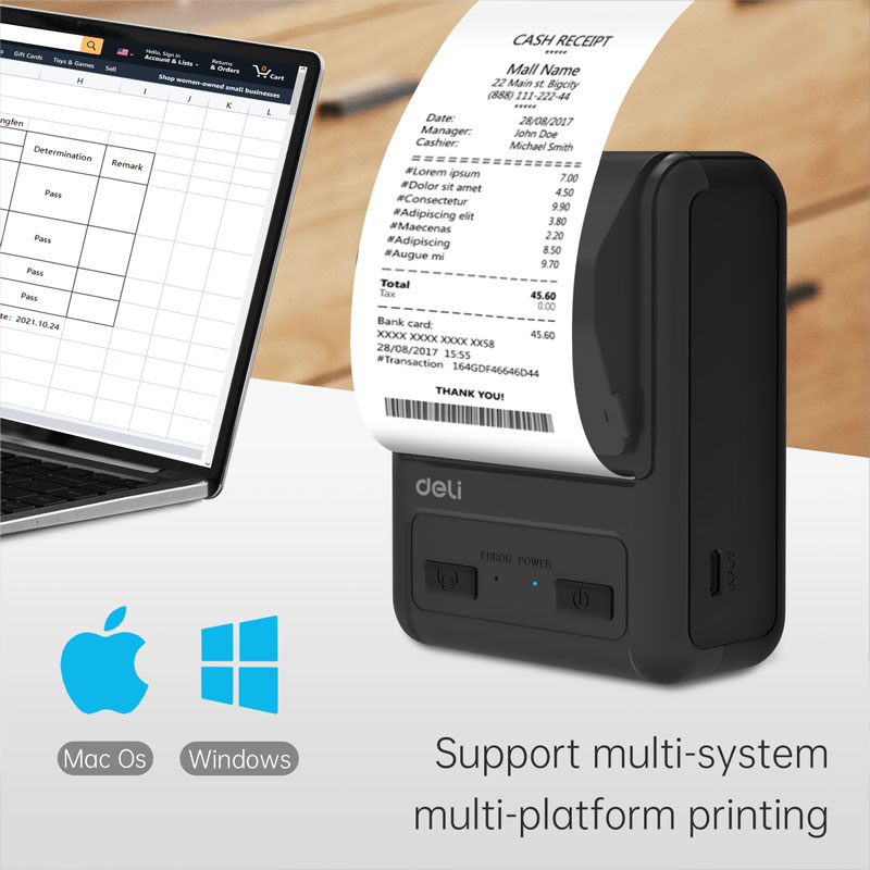 deli e200preceipt printer 3