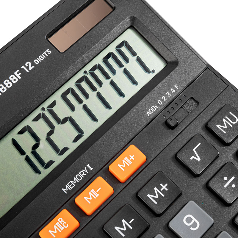 deli em444dual memory calculator 4