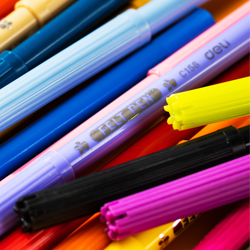 Deli-EC158-12 Felt Pen