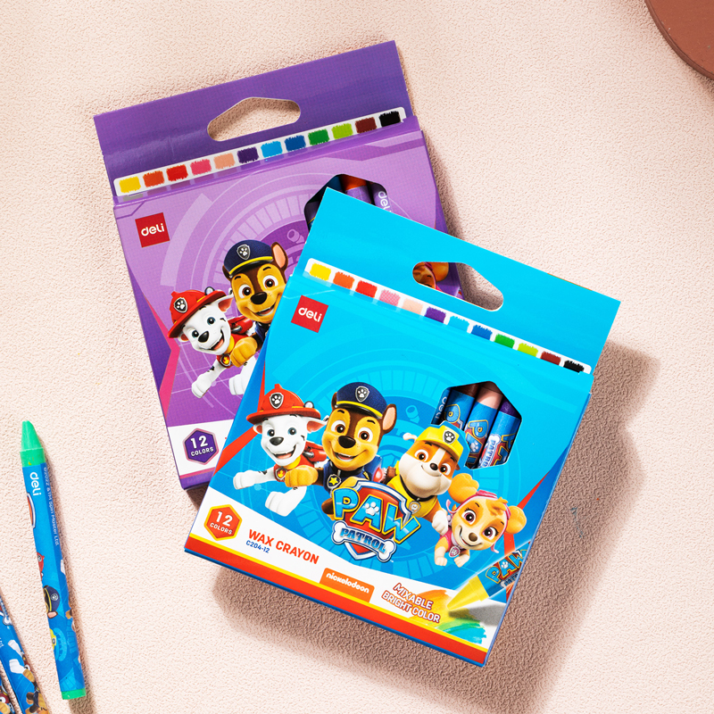 Deli-EC204-12 Wax Crayon