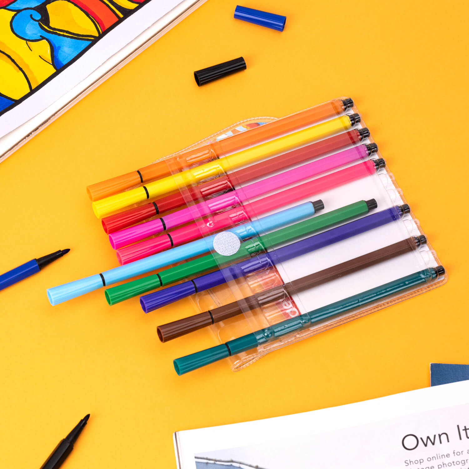 deli ec157 12 felt pen 3