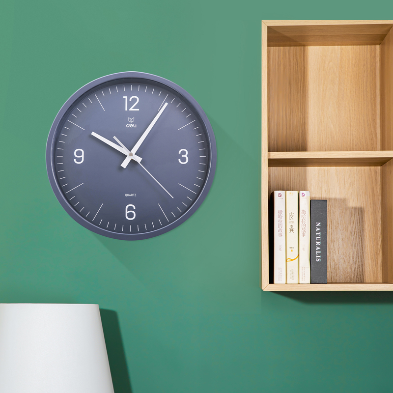 Deli-9006S-WH Wall Clock