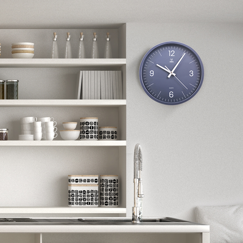 Deli-9006S-WH Wall Clock