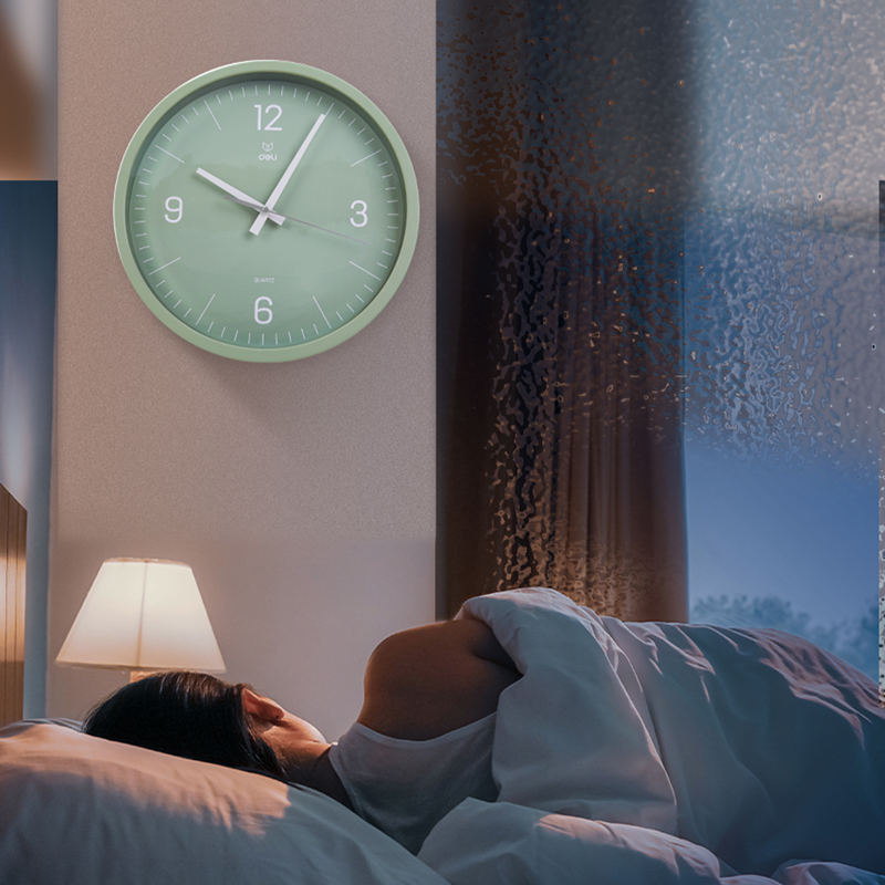 Deli-9005S-WH Wall Clock