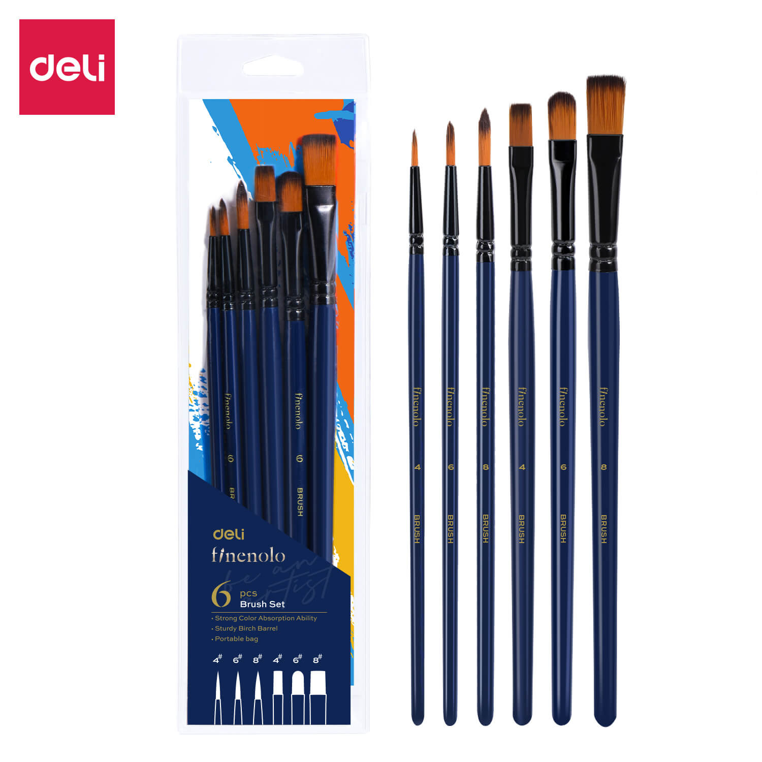 deli ec277 brush set watercolor 1