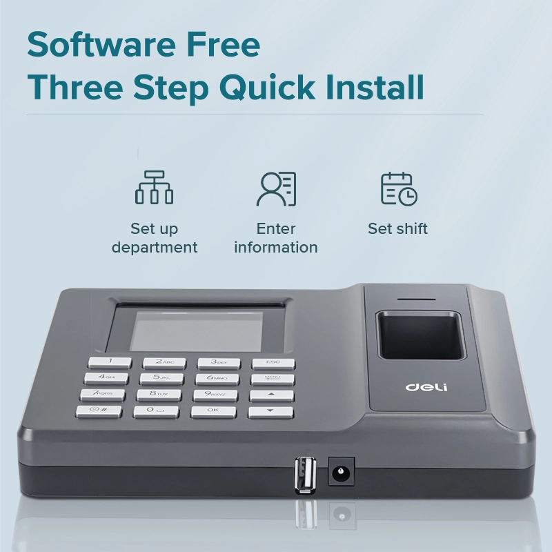 deli es152 fingerprint attendance machine2