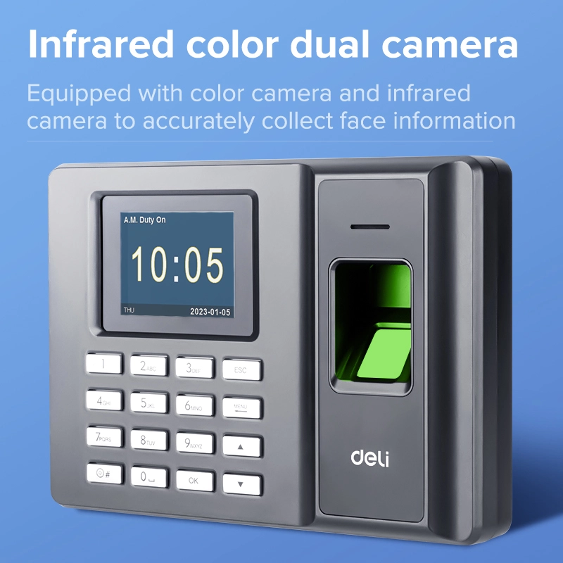 deli es152 fingerprint attendance machine3