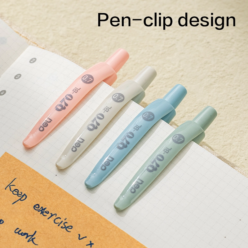 deli eq70 bl ball point pen2