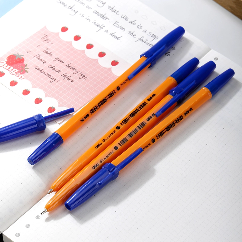 deli eq6s mt bl ballpoint pen4