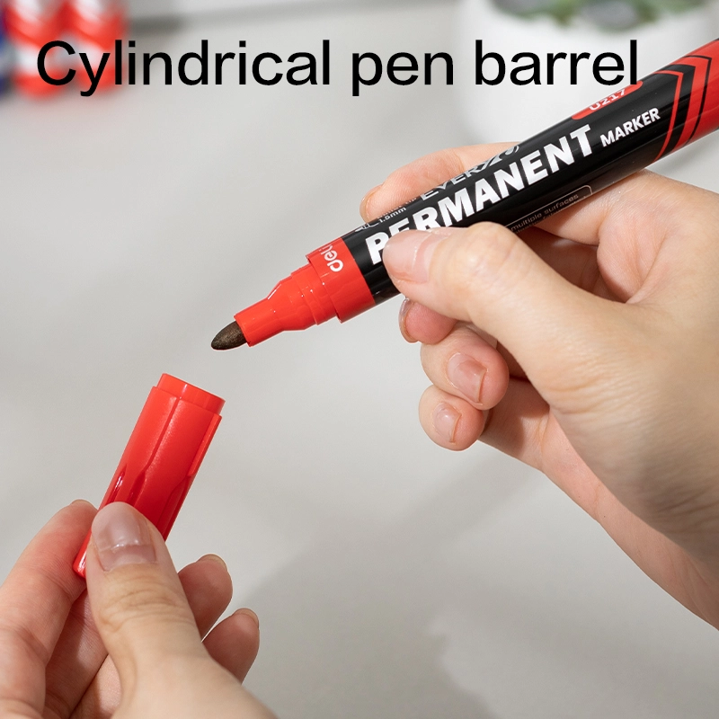 deli eu217 bl permanent marker3