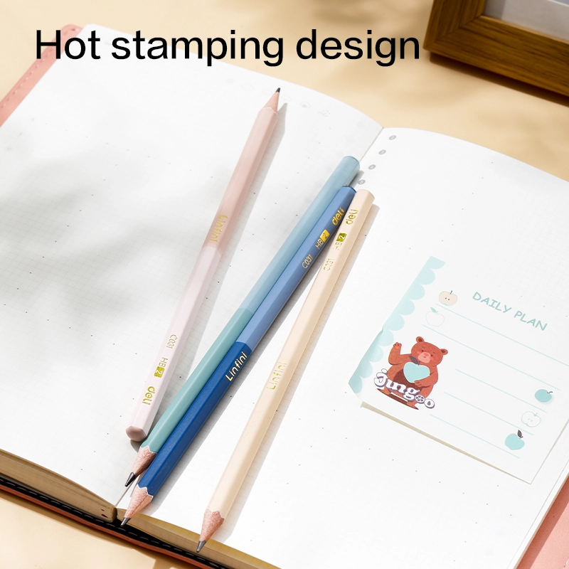 deli ec031 hb graphite pencil4