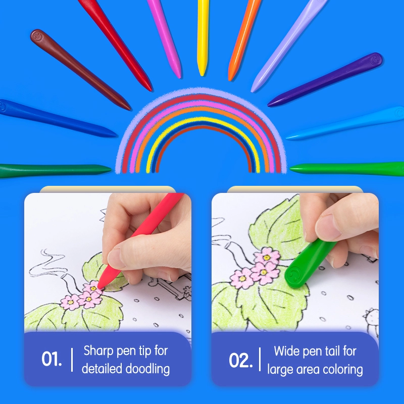 deli ec222 24 plastic crayon5