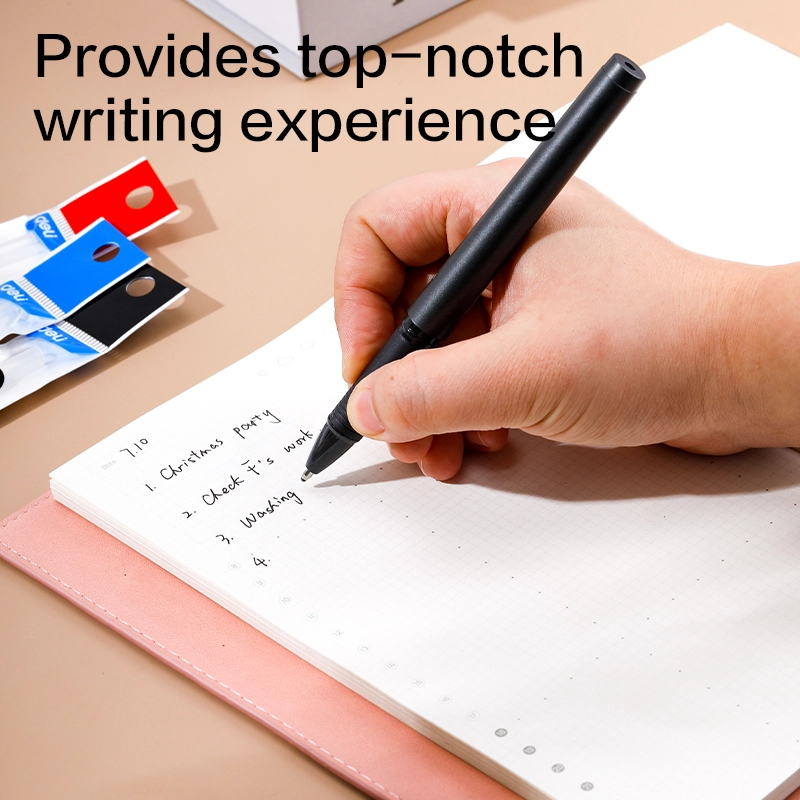 deli eg89 bk gel pen refill4