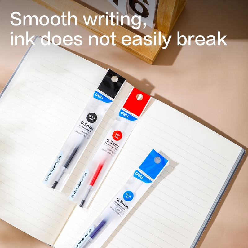 deli eg97 bk gel pen refill2