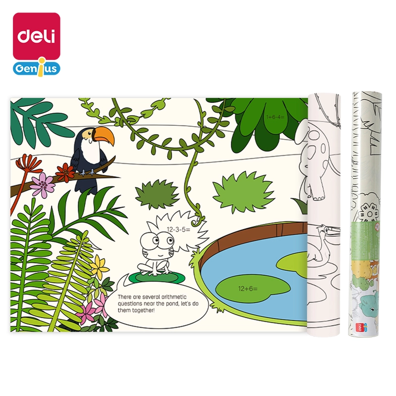 رول رسم في الغابة