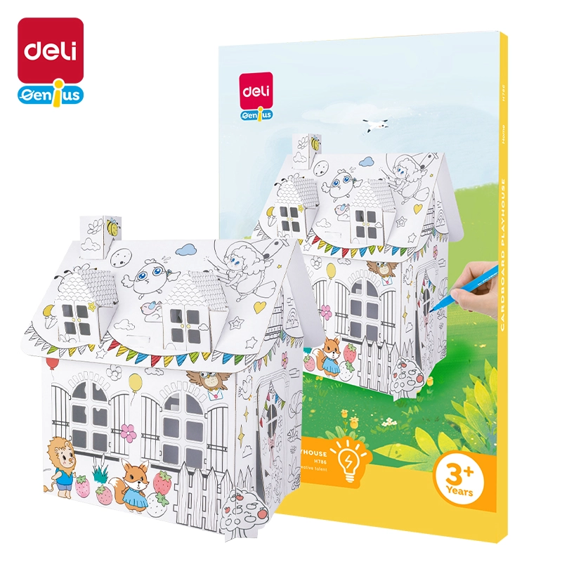 غرفة لعب من الورق المقوى