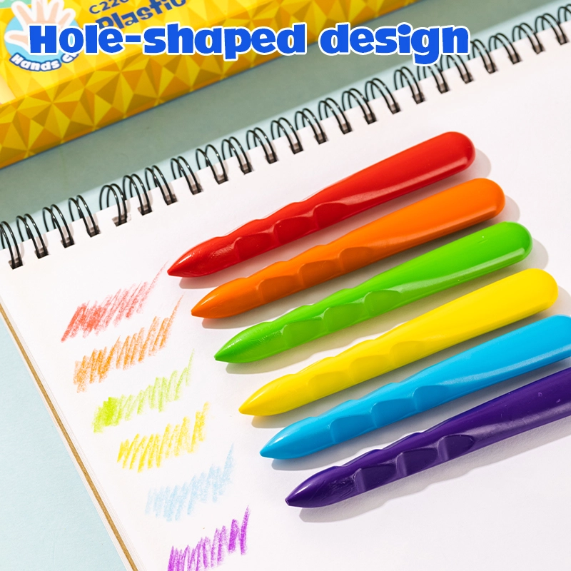 deli ec220 12 plastic crayon5