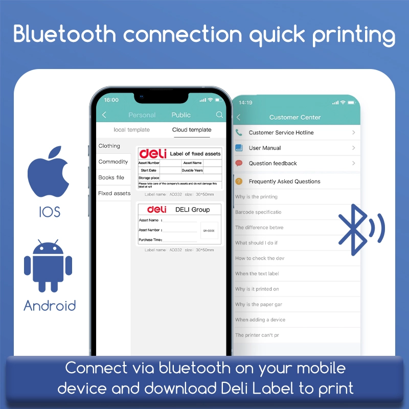 deli e750w thermal label printer 4