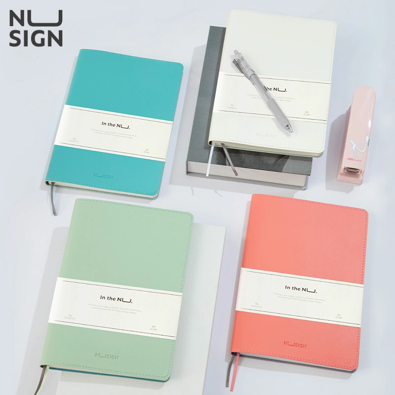 دفتر ملاحظات مع غطاء جلد-