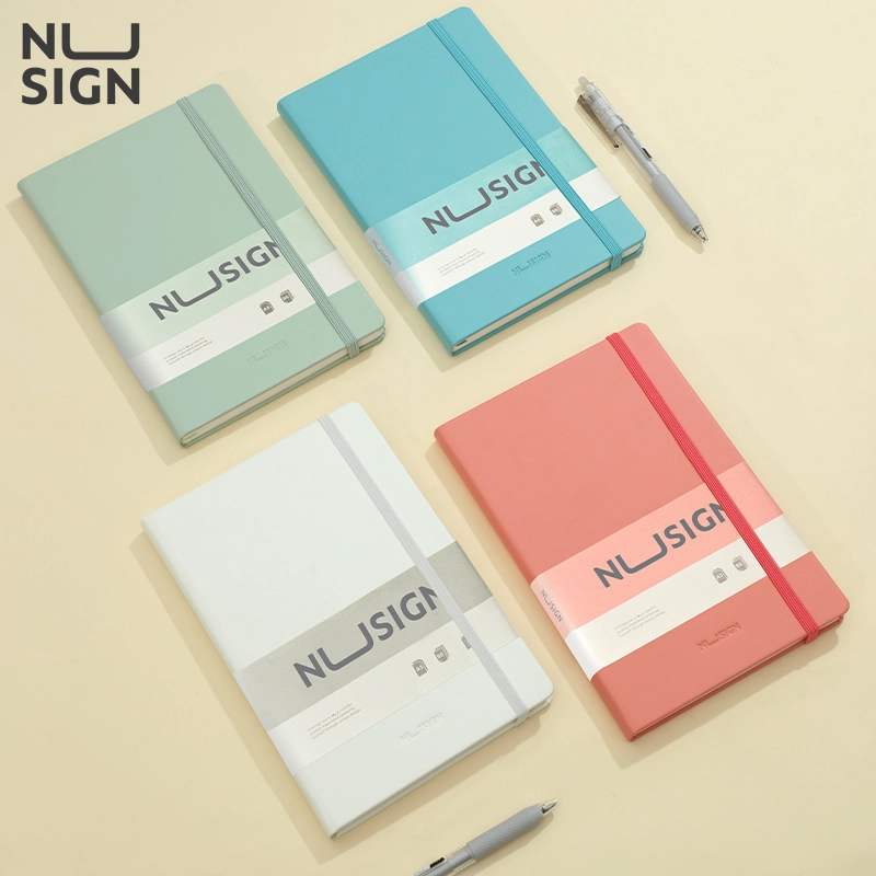 دفتر ملاحظات مع غطاء جلد-