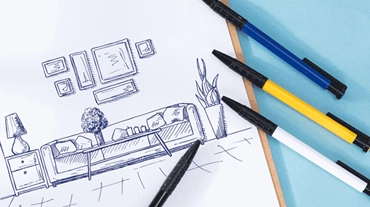 المبادئ الهيكلية والحس المشترك لاستخدام أقلام الحبر الجاف