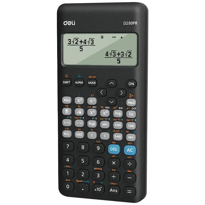 deli ed280pr scientific calculator