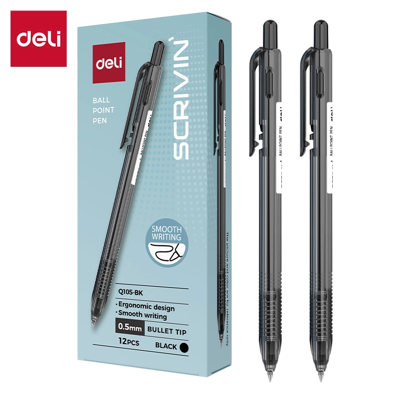 deli eq105 bk ballpoint pen