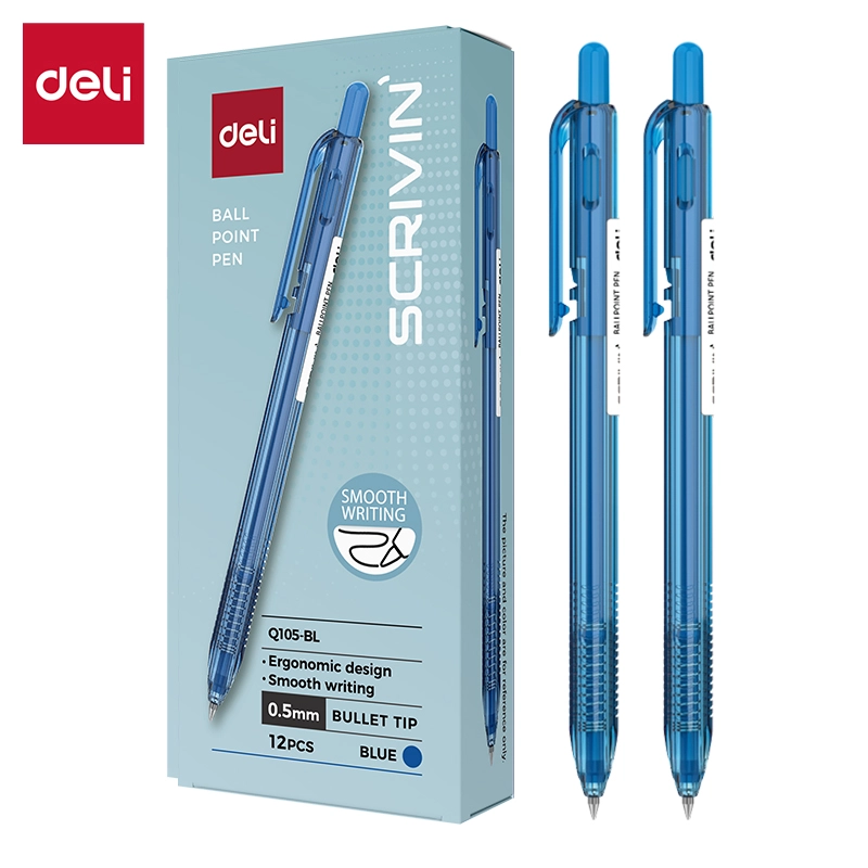 deli eq105 bl ballpoint pen