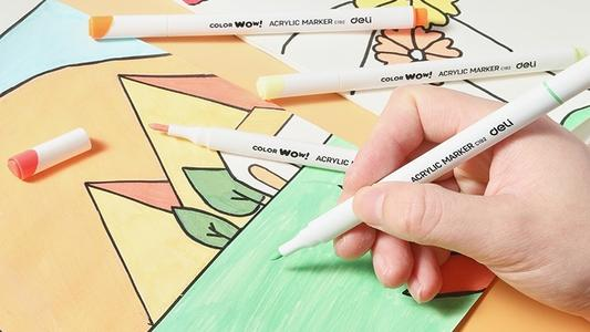 إتقان الفن باستخدام أقلام تحديد الأكريليك: الدقة واللون وتعدد الاستخدامات